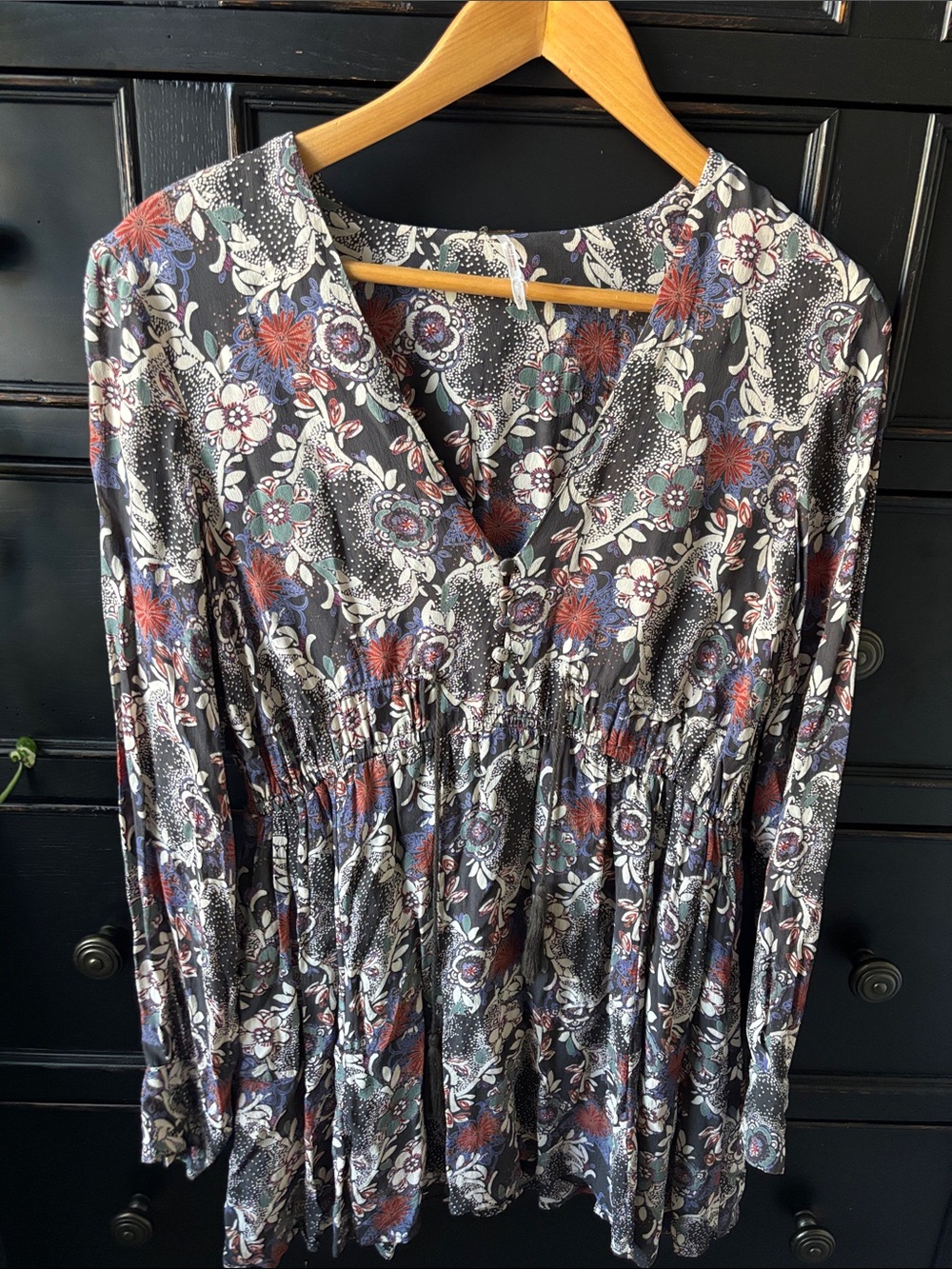 Free People size S ‘Stealing Fire’ Floral Mini Dress